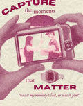 Digital Camera 'Capture the Moments' Abstract Poster