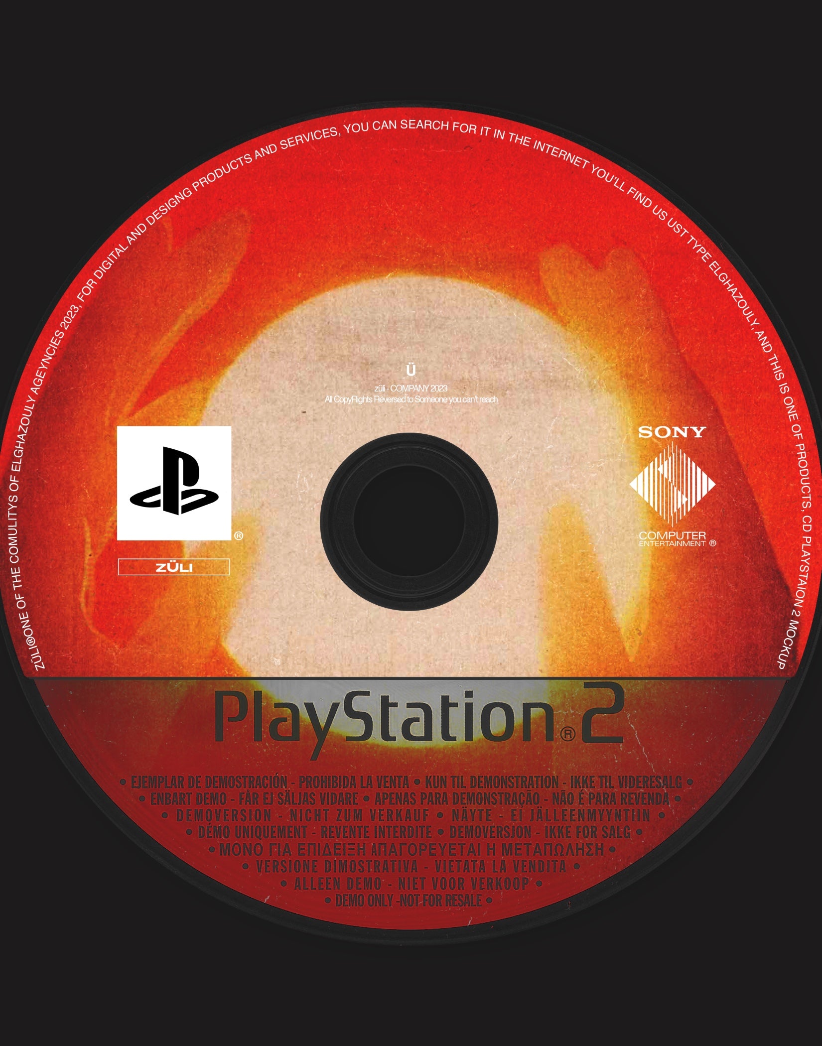 Vintage PS2 CD Poster