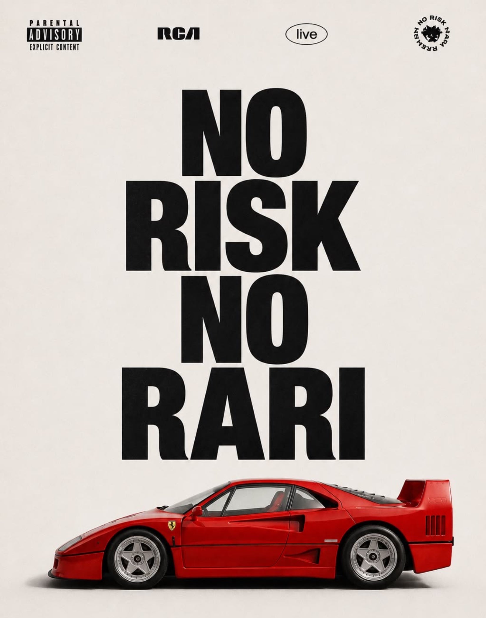 Ferrari Vintage Poster Neutral