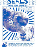 Cute Seal Abstract Poster